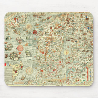 Mediaeval Map Mousepad