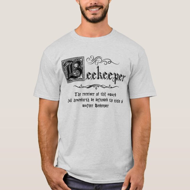 Mediaeval Master Beekeeper  T-Shirt (Front)