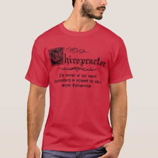 Mediaeval Master Chiropractor T-Shirt