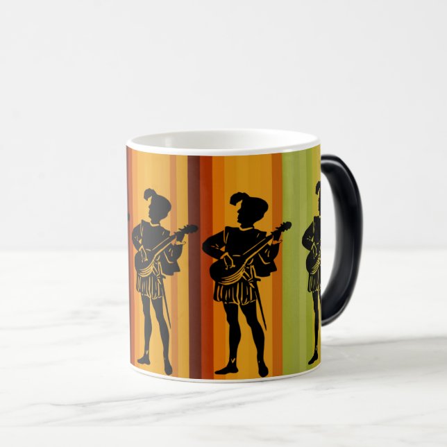 Mediaeval Melody: Musician & Entertainer Magic Mug (Front Right)
