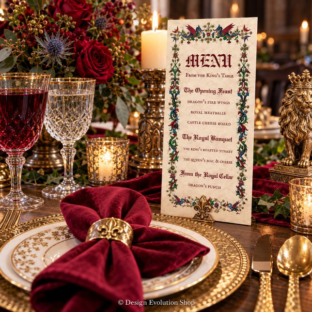 Mediaeval Menu | Royal Feast Renaissance  (Creator Uploaded)