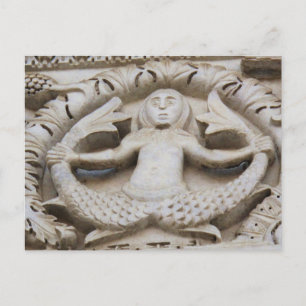Mediaeval Mermaid Postcard