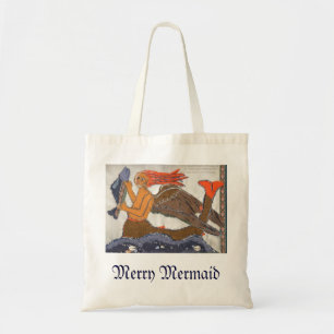Mediaeval Merry Mermaid Tote Bag