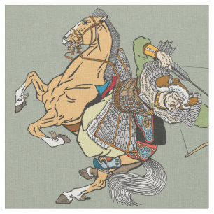 mediaeval Mongol warrior Fabric