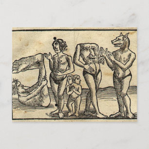 Mediaeval Monsters Postcard