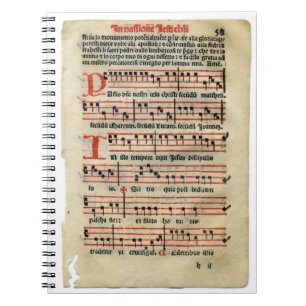 Mediaeval Music Score Notebook