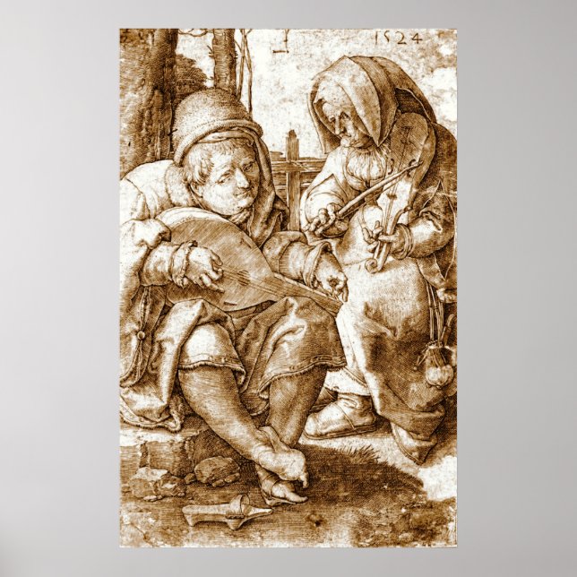 Mediaeval Musicians 1524 Poster (Front)