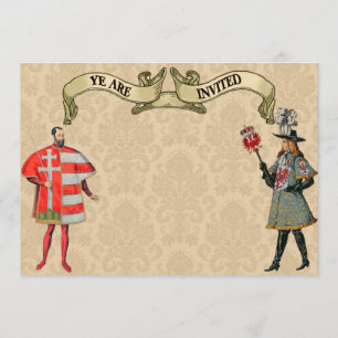 Mediaeval Nobles Wedding Invitations