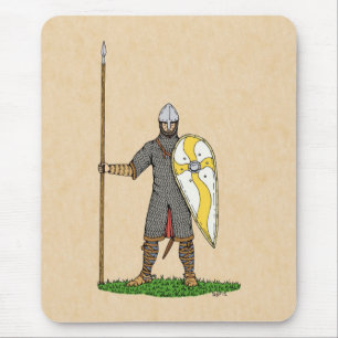 Mediaeval Norman Knight Circa 1066 Mouse Mat