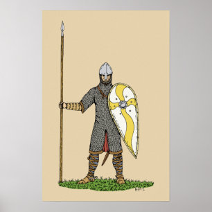 Mediaeval Norman Knight Circa 1066 Poster