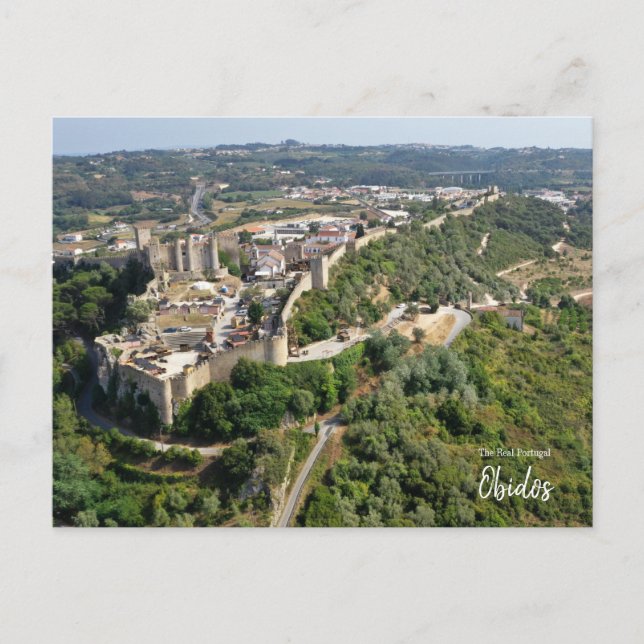Mediaeval Obidos Portugal Postcard (Front)