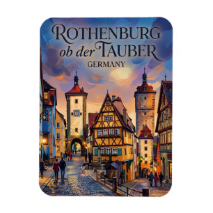Mediaeval Old Town, Rothenburg ob der Tauber Magnet