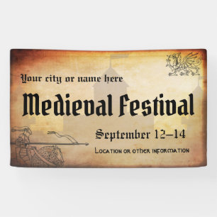 Mediaeval or Renaissance Event Banner