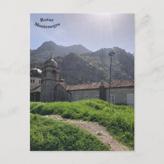 Mediaeval orthodox church, old Kotor, Montenegro Postcard (Front)