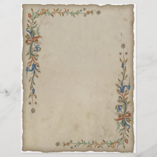 mediaeval paper letterhead