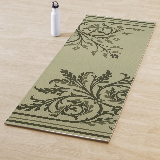 Mediaeval Pattern Decorative Yoga Mat (In Situ)