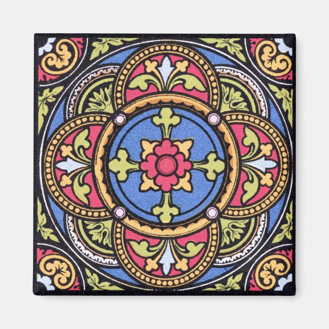 Mediaeval Pattern Magnet (Front)