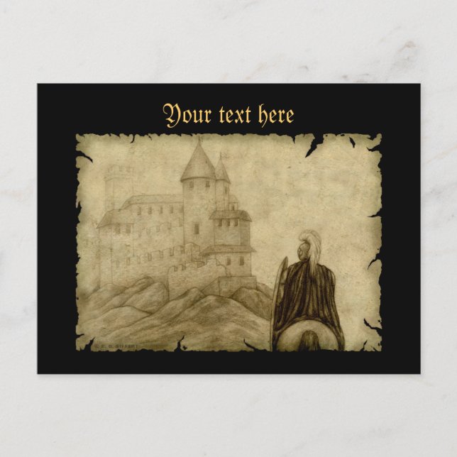 Mediaeval Postcard (Front)