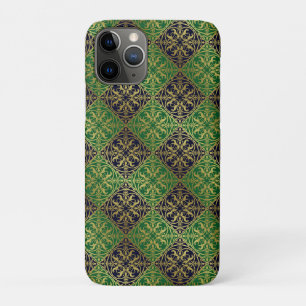 Mediaeval Renaissance Herald Lion Leopard Metallic iPhone 11 Pro Case
