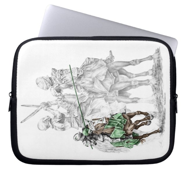 Mediaeval Renaissance Knights Laptop Sleeve (Front)