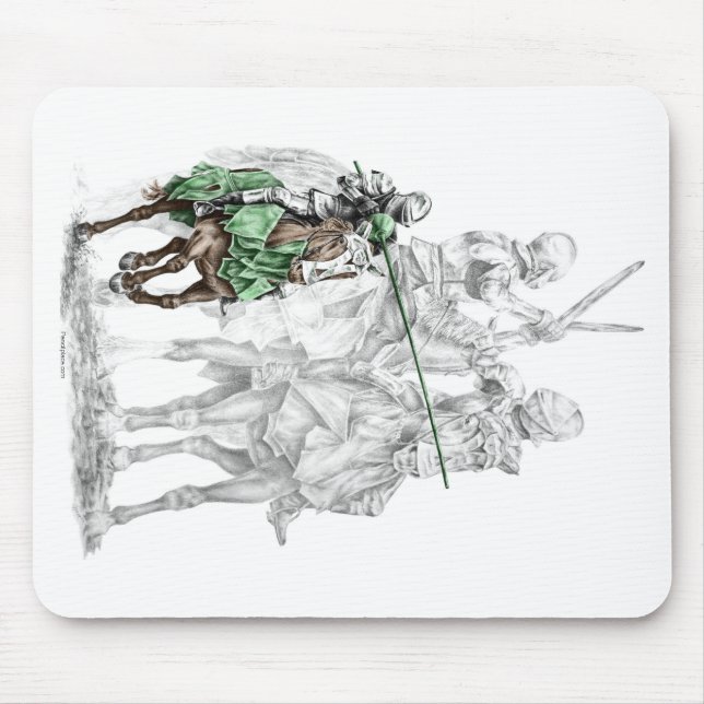 Mediaeval Renaissance Knights Mouse Mat (Front)