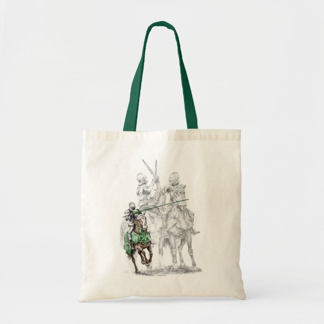 Mediaeval Renaissance Knights Tote Bag (Front)
