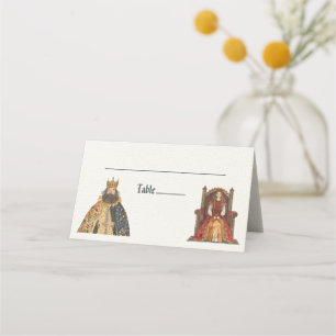Mediaeval Renaissance Royal Wedding Place Card
