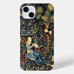 Mediaeval Renaissance Tapestry  Shepherds and Shee iPhone 15 Mini Case