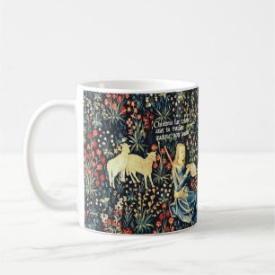 Mediaeval Renaissance Tapestry Shepherds and Shee Coffee Mug