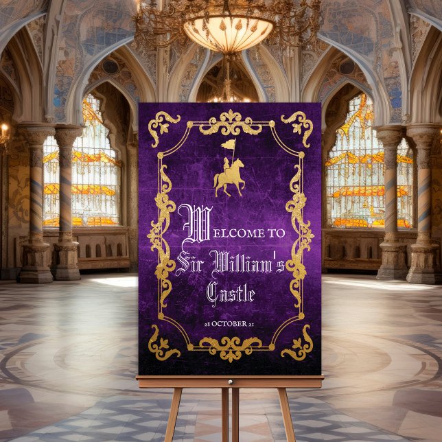 Mediaeval Renaissance Welcome Sign Poster (Creator Uploaded)