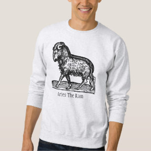 Mediaeval Renaissance Zodiac Symbol Aries Ram Sweatshirt