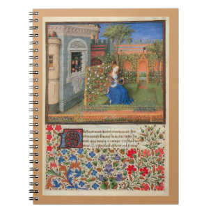 mediaeval rose garden notebook