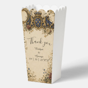 Mediaeval Royal Gothic Celtic Monogram Wedding Favour Box