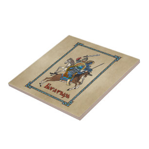 Mediaeval Russian Bogatyr Tile