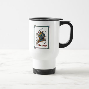Mediaeval Russian Bogatyr Travel Mug