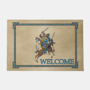 Mediaeval Russian Bogatyr - Welcome Doormat
