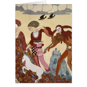 Mediaeval Scene by Georges Barbier