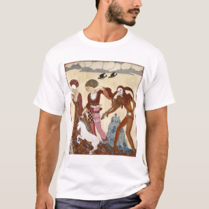 Mediaeval Scene by Georges Barbier T-Shirt