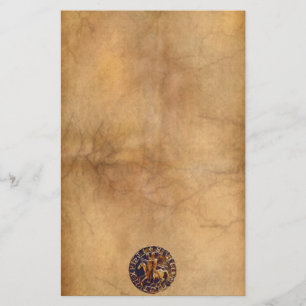 Mediaeval Seal of the Knights Templar Stationery