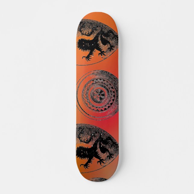 Mediaeval Shields Skateboard (Front)