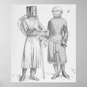 Mediaeval soldiers poster
