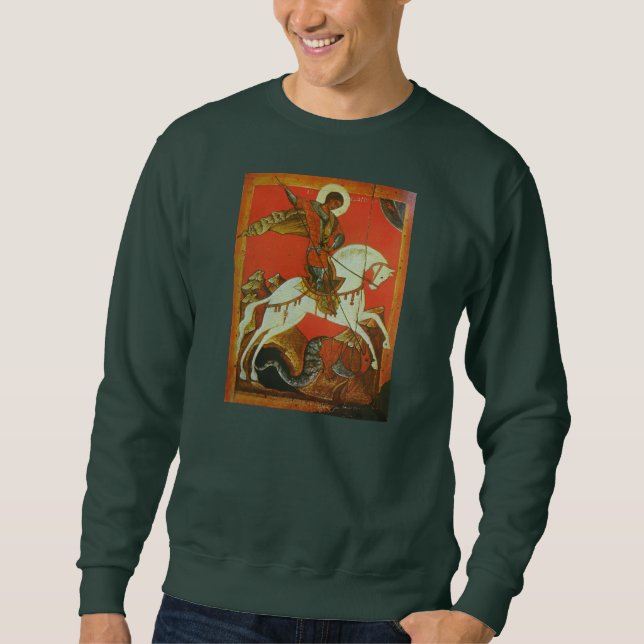 Mediaeval St George and Dragon Sweatshirt (Front)