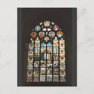 Mediaeval stained glass window, Holland Postcard