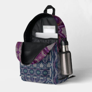mediaeval stone lavender tint 001 printed backpack