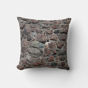 Mediaeval stone wall texture backgroundabstract, a cushion