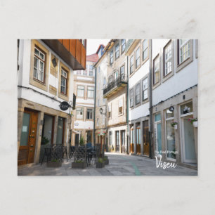 Mediaeval Street- Viseu Portugal Postcard