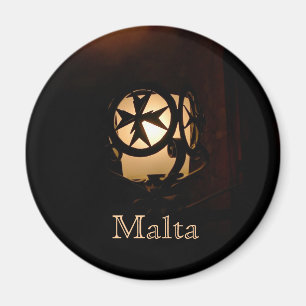 Mediaeval style lantern from Malta travel souvenir Magnet