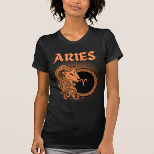 Mediaeval Style Zodiac Aries T-Shirt