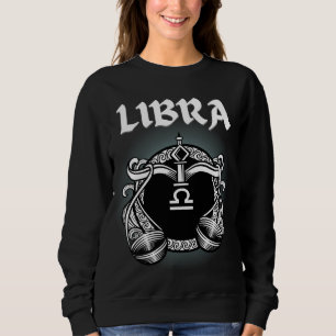 Mediaeval Style Zodiac Libra Sweatshirt