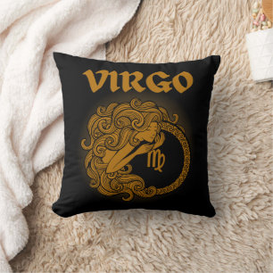 Mediaeval Style Zodiac Virgo Cushion